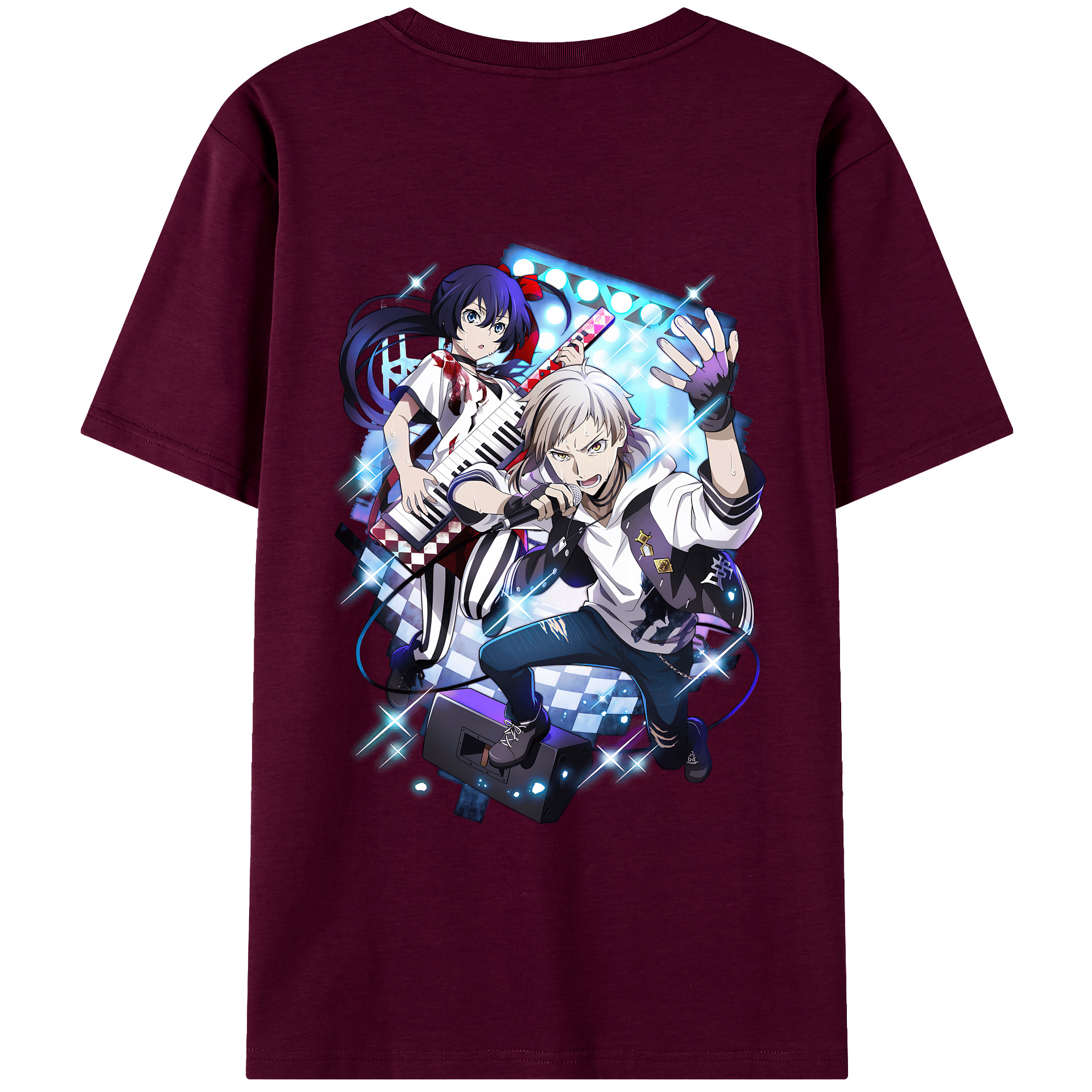 （画像用） 文豪ストレイドッグス Bungo Stray Dogs レディース半袖Tシャツ(バックプリント)